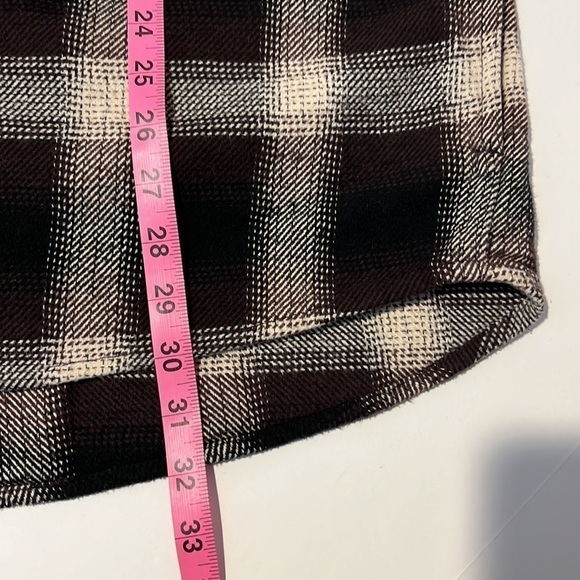 ORVIS Mens Big Bear Heavy Weight Flannel Plaid Button Down Shacket Jacket XXL - Picture 13 of 15